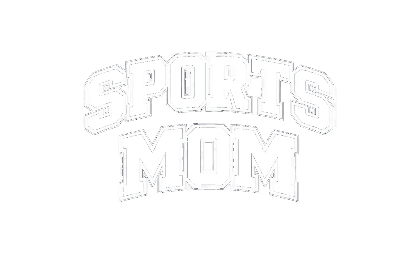 Sports Mom Shirt Logo - Digital Download SVG PNG