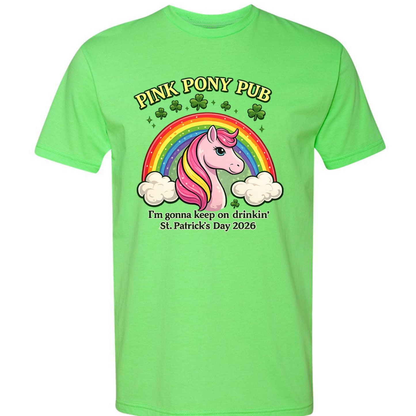 Neon Heather Green - FRONT